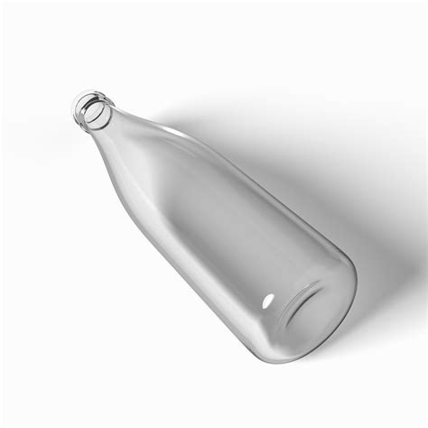 Realistic 3d Model Of A Glass Bottle 3d Turbosquid 2092861