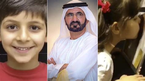 Sheikh Mohammed's grandchildren wish him Happy Birthday in adorable ...