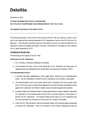 Fillable Online Insolvencies Deloitte V2 DIL Handoutdocx Insolvencies