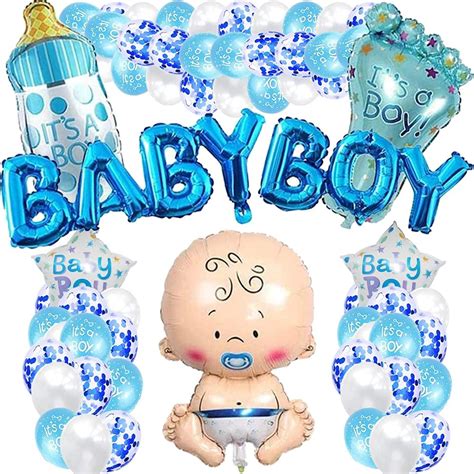 Iwheat Babyshower Decoratie Jongen Blauwe Babyshowerdecoratie