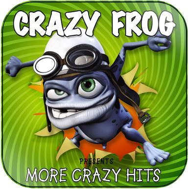 Crazy Frog More Crazy Hits Album Cover Sticker Album Cover Sticker