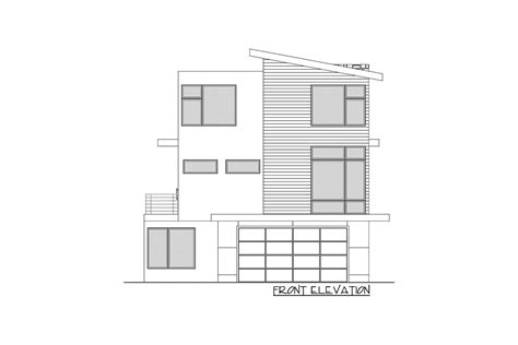 3 Story Modern House Plan With Prep Kitchen And Bedrooms On Every Floor