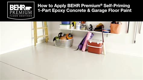 Behr Concrete And Garage Floor Paint Instructions – View Painting