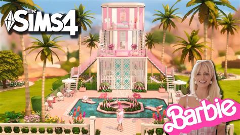 Barbie Tiny Dream House Sims 4 Speed Build No Cc Youtube