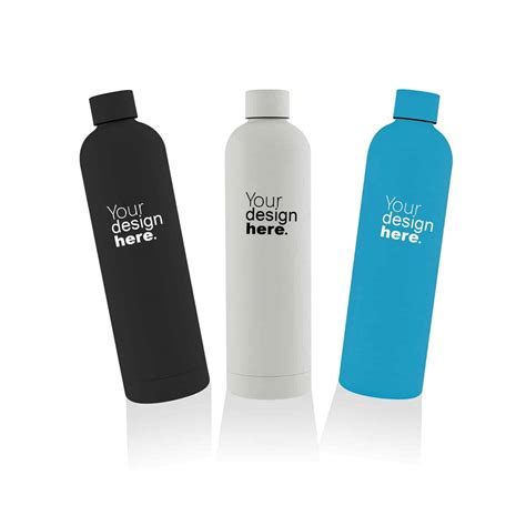 Custom TAUNUS Soft Touch Insulated Water Bottle Printing Merchlist