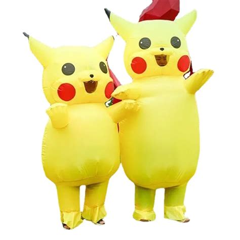 Ropa Inflable De Pikachu Para Adultos Y Ni Os Accesorios De Mu Eca