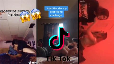 ‘kissing My Bestfriend’ Trend Tiktok Compilation Youtube