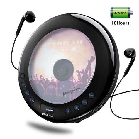 Walkman Discman Portable Cd Player With Fm Transmitter Rechargeable