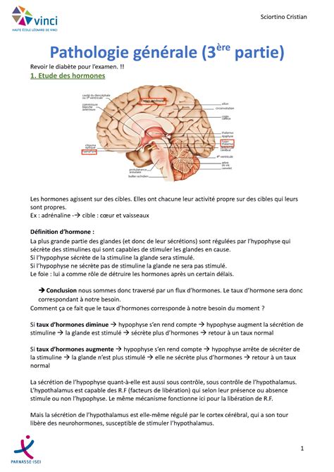 Pathologie générale Pathologie générale ère partie Revoir le