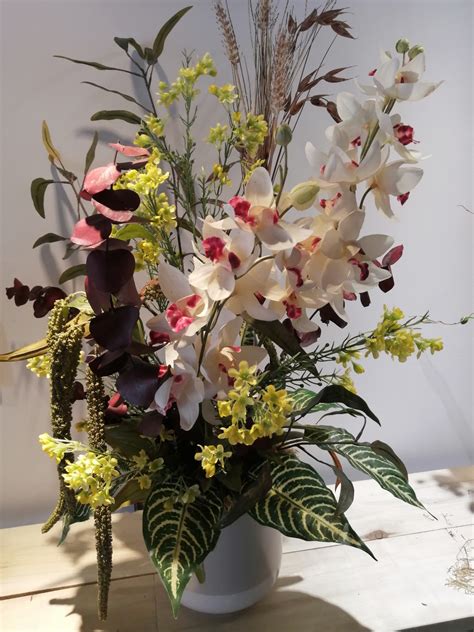 Composition Florale Avec Orchid E Les Gens Fleuris