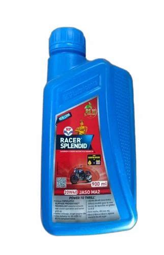 HP Lubricants Racer Splendid Engine Oil Grade 20W40 Unit Pack Size