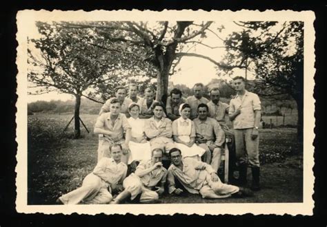 FOTO SOLDATEN im Lazarett in Schlüchtern Krankenschwester 2 WK