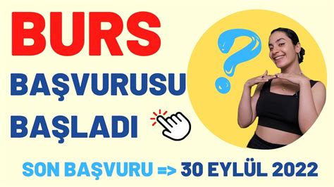 BURS VEREN KURUMLAR SON BURS BAŞVURU TARİHİ 30 EYLÜL 2022 YouTube