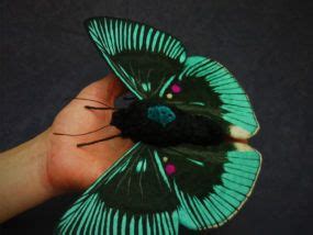 Textile Moth And Butterfly Sculptures By Yumi Okita Colossal