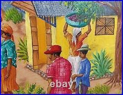 Tropical Original Oil Painting Artist L Y Alaby 20 X 24 0n Canvas