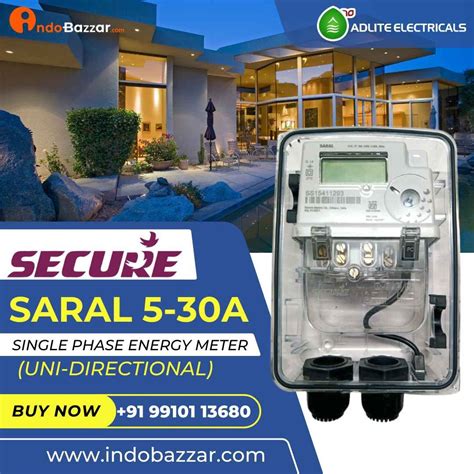 Secure Saral A Single Uni Directional Energy Meter