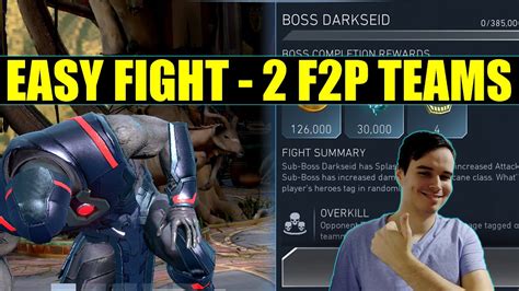 These 2 F2P Teams Made Darkseid Easy Injustice 2 Mobile Ancient