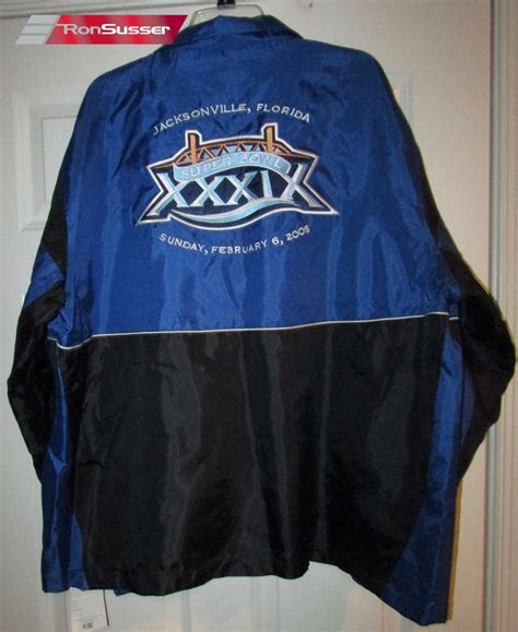 2005 NFL Super Bowl Jacket XXXIX Jacksonville Florida Jacket Brand New ...