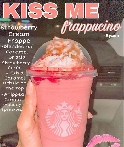 Starbucks Valentines Drinks Starbucks Secret Menu Recipes Coffee