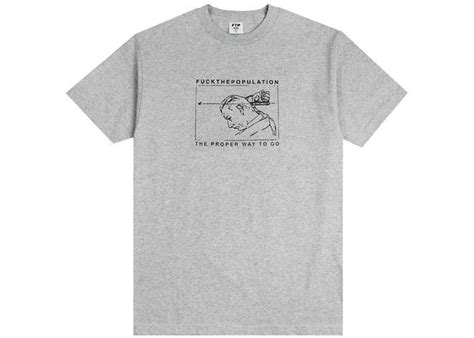 Ftp Last Resort Tee Heather Gray Fw20