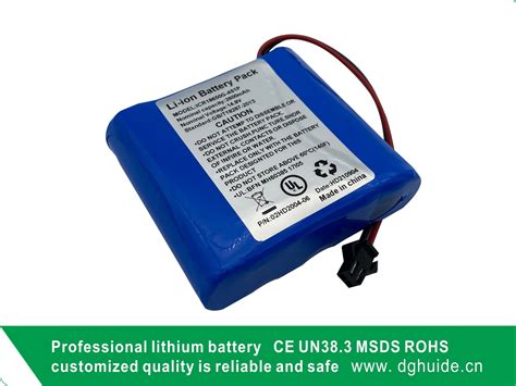 Icr S P V Mah Wh Li Ion Battery Pack For Led Stage