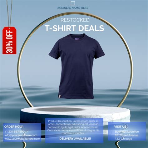 T Shirt Sale Flyer Template Postermywall 40 Off