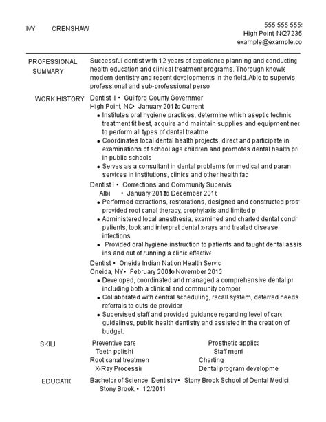 Best Dentistry Resumes For 2025 Template And Guide