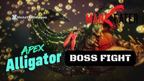 Maneater Apex Alligator Boss Fight YouTube