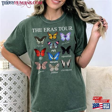 Comfort Colors The Eras Tour Butterfly 2023 T Shirt Sweatshirt Unisex