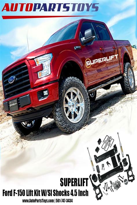 Superlift 2009 2014 Ford F 150 Lift Kit W Sl Shocks 4 5 Inch K104 Lift Kits Car Parts And