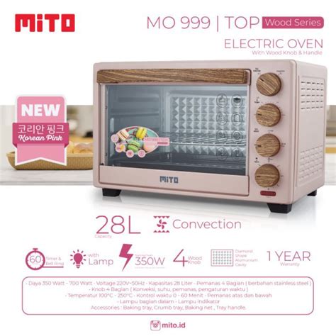 Jual Mito Electrik Oven Mo Wood Handle Oven Listrik Mito Liter