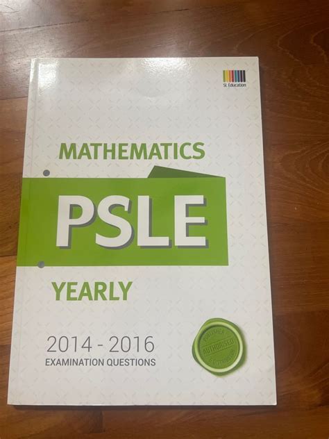 Bn P6 Maths Psle Yearly Exam Papers 2014 2016 Hobbies And Toys Books And Magazines Assessment