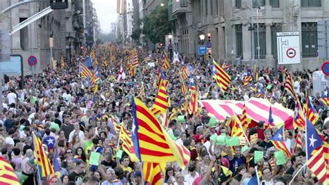 March For Freedom Of Catalonia Youtube