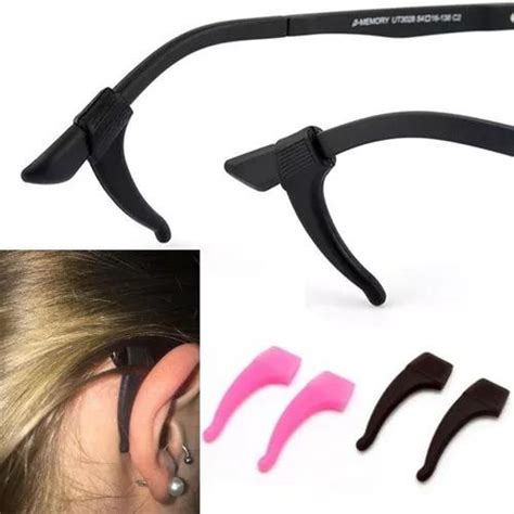 Gancho Silicone Suporte Para Oculos Orelha Pares Shopee Brasil