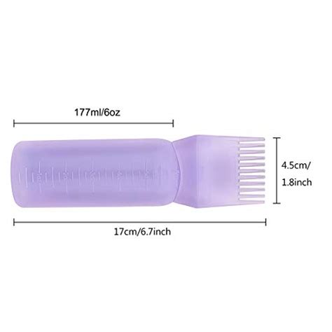 Yebeauty Root Comb Applicator Bottle 2 Pack 6 Ounce Applicator Bottle