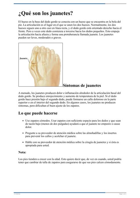 Text Qué son los juanetes HealthClips Online