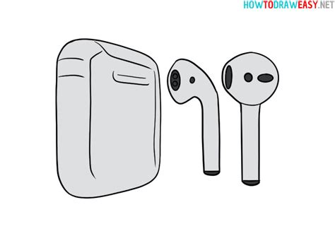 How To Draw Airpods How To Draw Easy