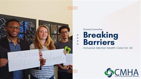 Breaking Barriers With Cmha Inclusive Mental Health Care For All Youtube