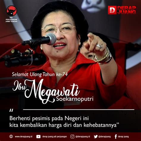 Ulang Tahun Megawati Soekarnoputri DERAP JUANG