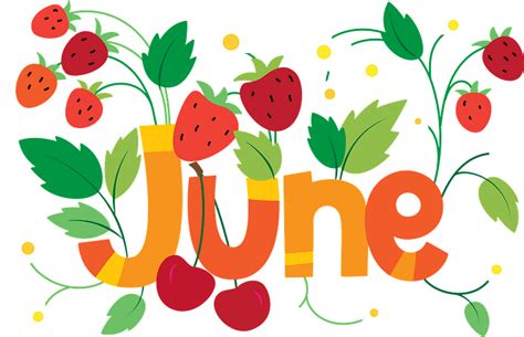 June Calendar Clip Art - Printable Calendar 2023