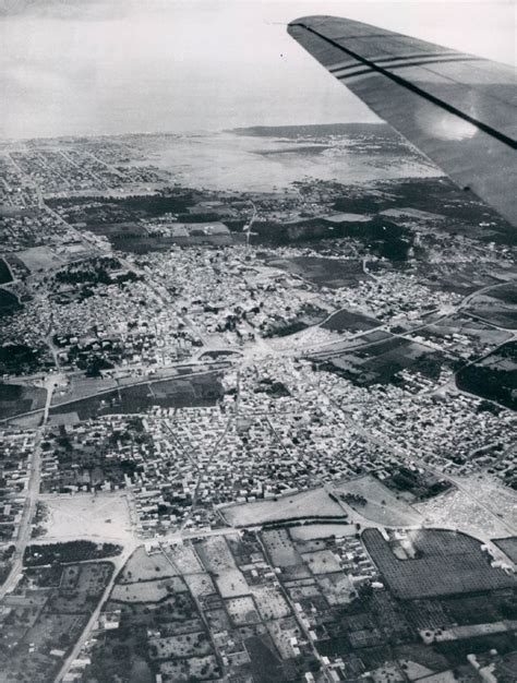 Gaza-Gaza: GAZA - Aerial view, 1956 /77430 - Palestine Remembered