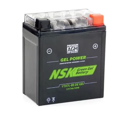 Bateria Nsk De Gel Ytx7l Bs Para Honda Cargo 150 Cbr 190r Envío Gratis