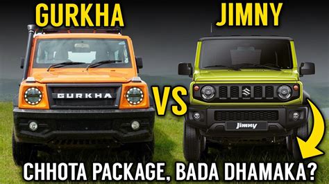 Maruti Suzuki Jimny Vs Force Gurkha Detailed Comparison Gurkha Vs