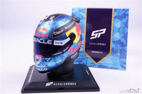 Helmet Sergio Perez Red Bull Monaco Tibormodel