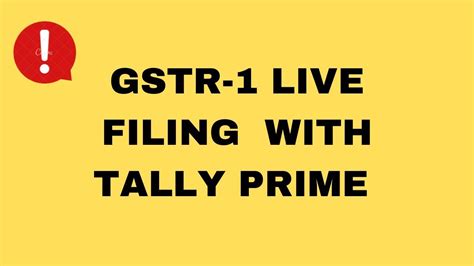 How To File Gstr Through Tally Prime How To Prepare Json For Gst