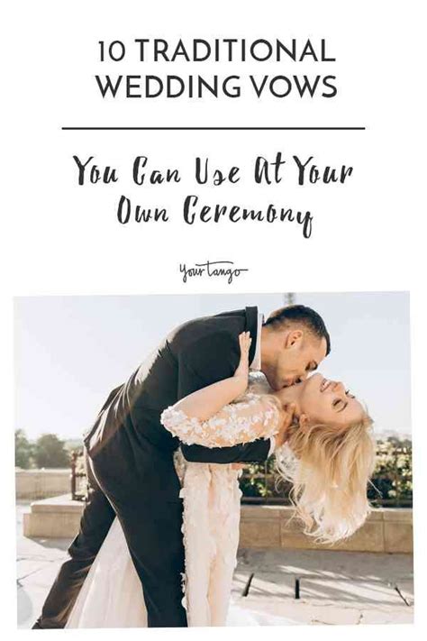 10 Traditional Wedding Vows You Can Use At Your Own Ceremony