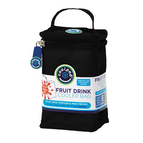 Freezable Fruit Drink Cooler Bag Black Coolpod Australia