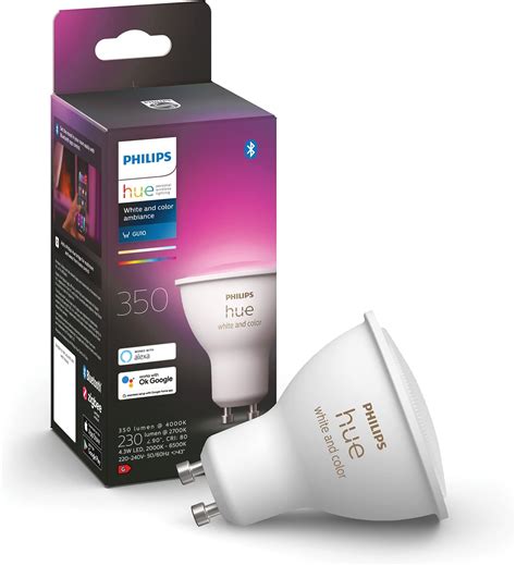 Philips Hue White Ambiance Gu10 Led Spots Dreierpack 350 Lm Dimmbare