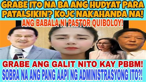 Grabe Kojc Member Ni Quiboloy Kikilos Na Para Patalsikin Ang Mapang