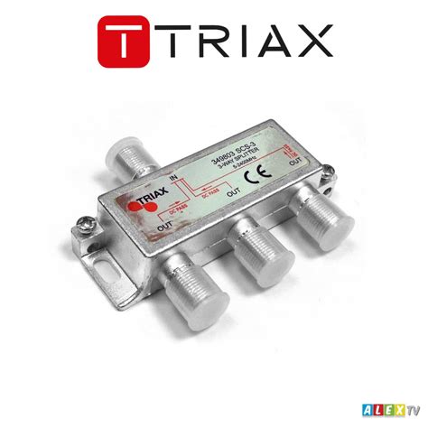 Triax SCS 3 TV Aerial 3 Way Splitter 5 2400 MHz 349803 Creative